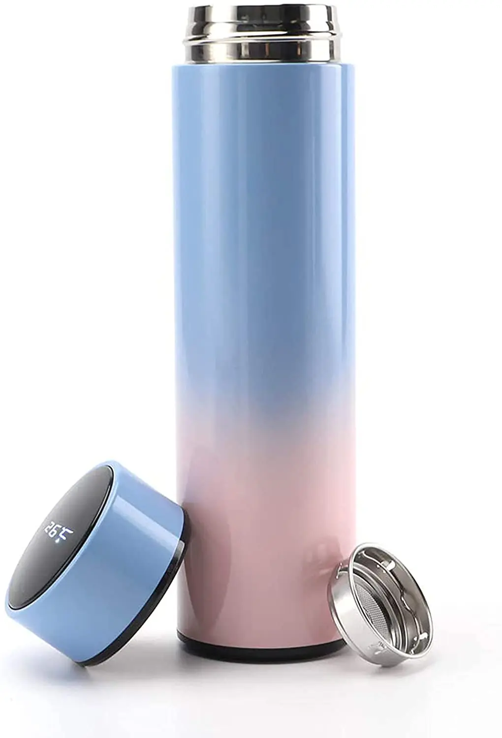 Custom color logo smart thermos flask smart heated thermos battery smart flasks thermos bottle