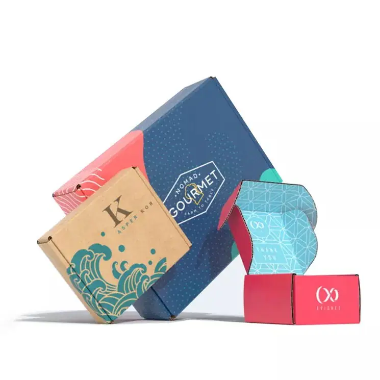 Custom Packaging Large Carton Baby Clothing Corrugated Cardboard Packaging Paper Shipping Boxes Mailer Box