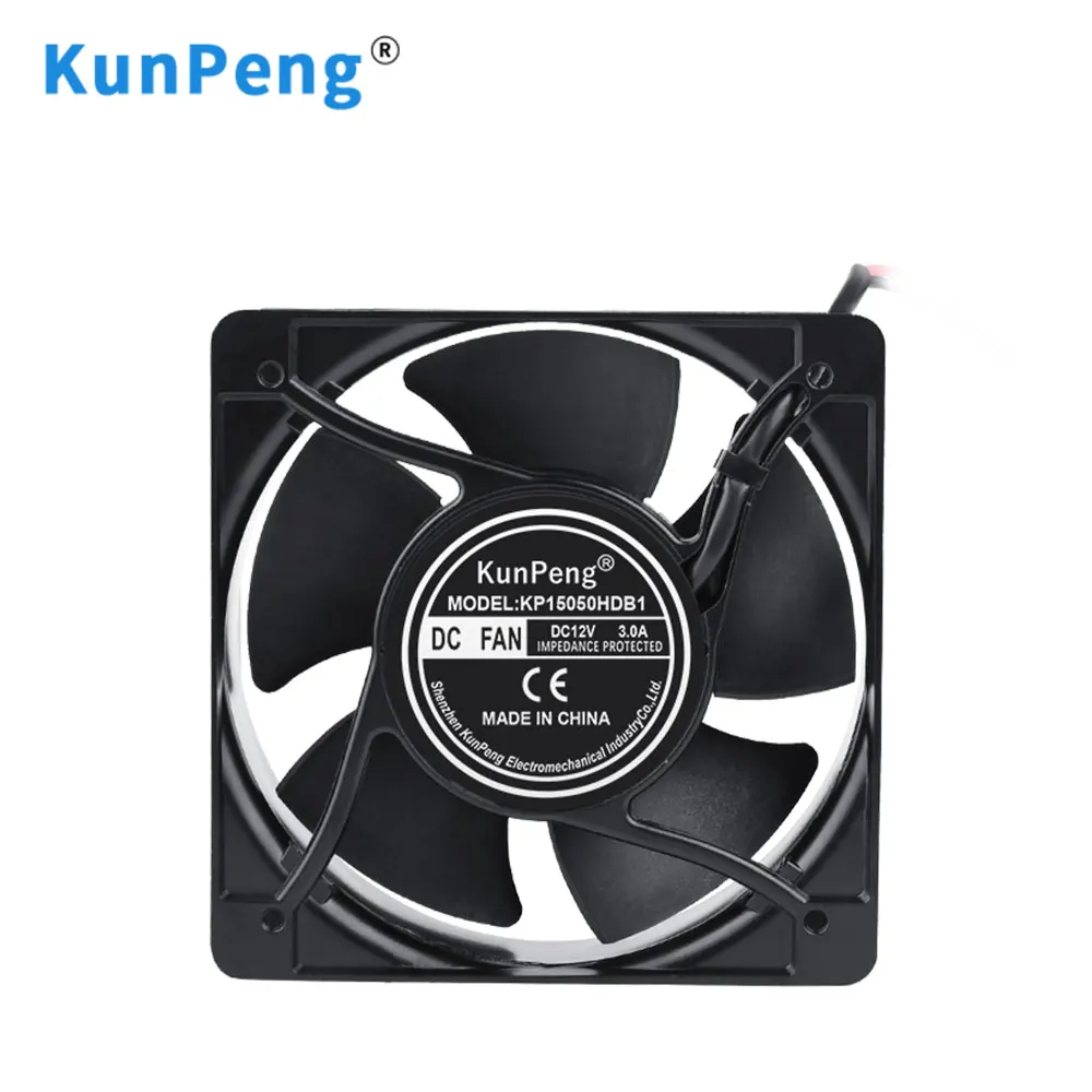 High Quality Cooler Fan 15050 Low Noise 150x150x50m Copper Motor DC 12V Mini Cooling Fan for Game Console Computer
