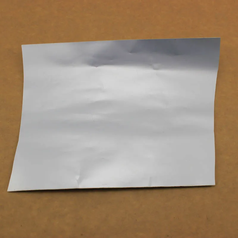 self adhesive hot sale printing aluminium foil sticker, printed adhesive silver  aluminum foil adhesive vinyl label for name tag