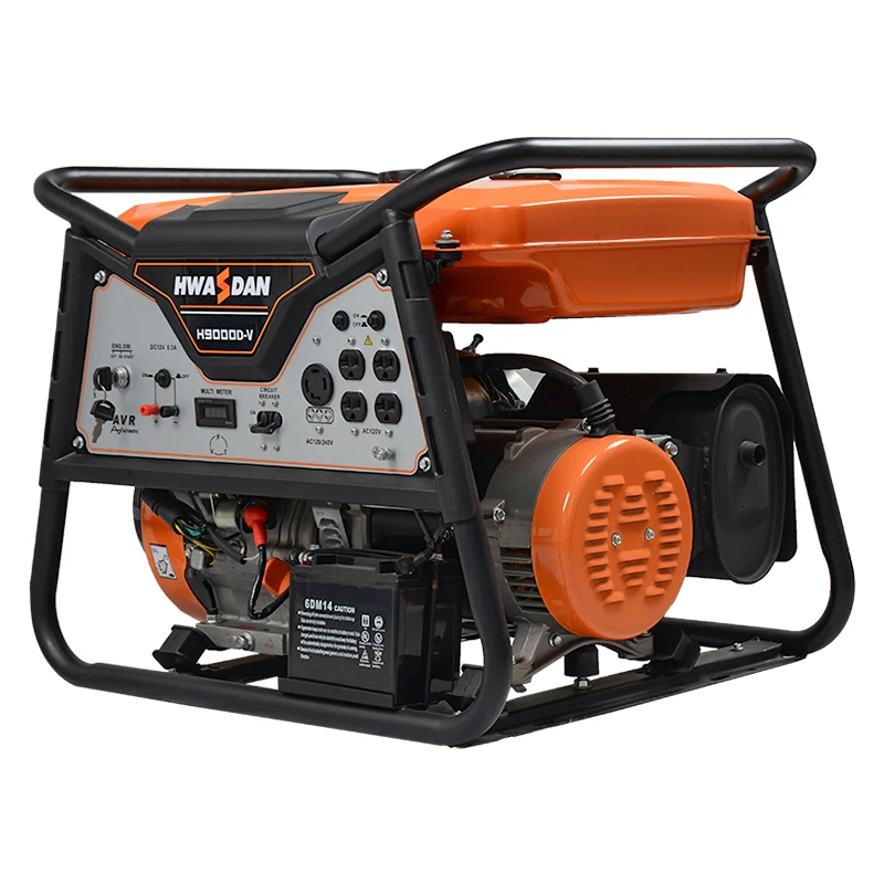 Hwasdan Fast Shipping 15hp gasoline generator air cooled 10kva generator price