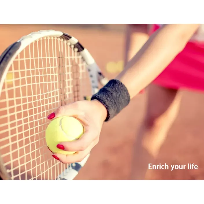 Fashion Custom Logo Sweat Gym Wrist Bands