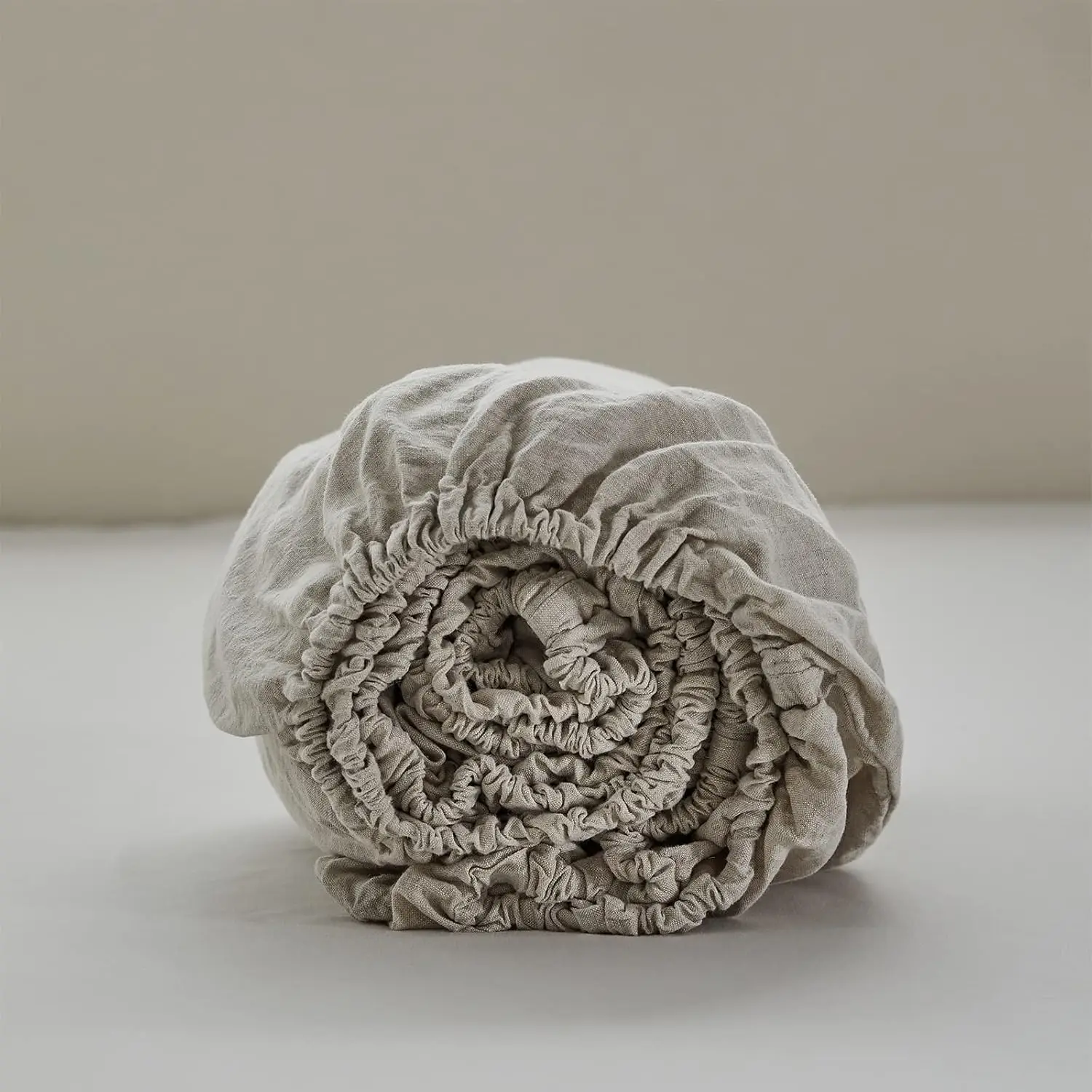 Customized wholesale 400TC100% French linen stone-washed linen, heavy linen OEKO TEX bedding set bed sheet