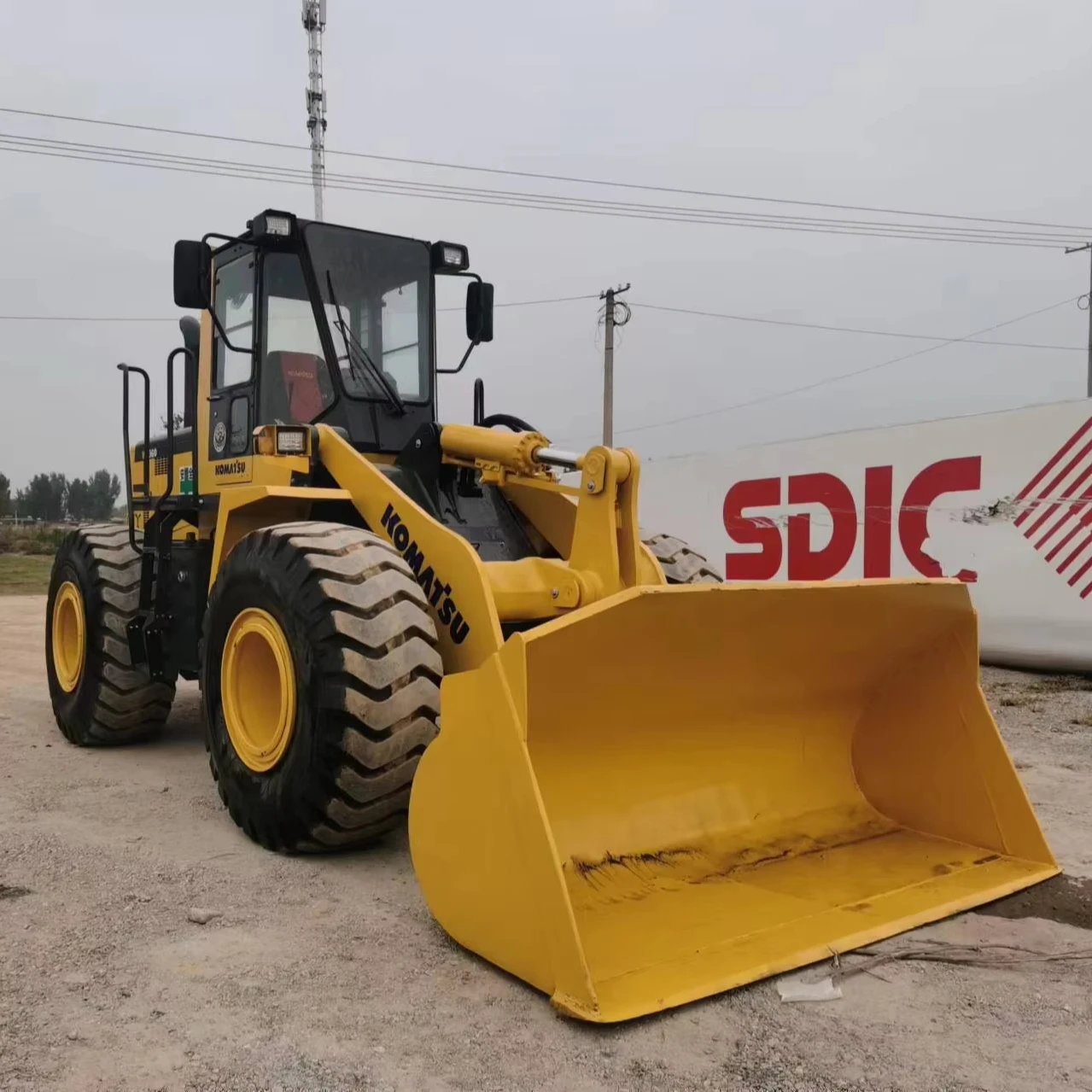 Гидравлическая машина подержанный погрузчик Komatsu WA360 для продажи в Шанхае хорошее качество состояние низкая цена японский бренд лидер продаж