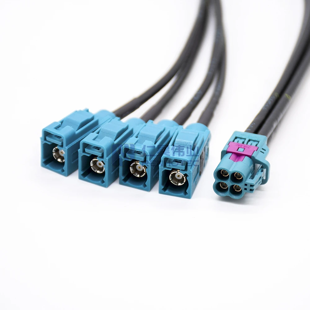 Automotive Cable Z Code Fakra Jack to Z-Code MINI Fakra Female