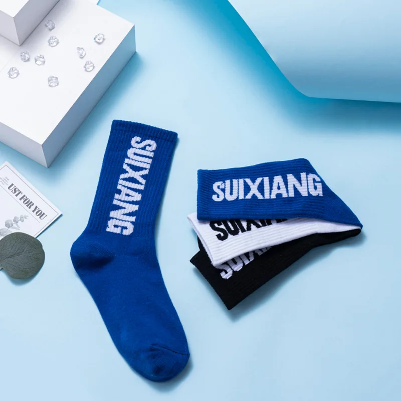 Factory Price Custom Logo Sports Athletic White Designer Brand  Buy Women Men Fashion Socks And Socks
