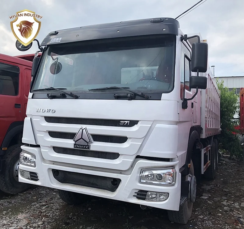 Used howo Dump truck 371 HP sinotruck 10-wheeler tipper 6x4 euro2 truck for sale