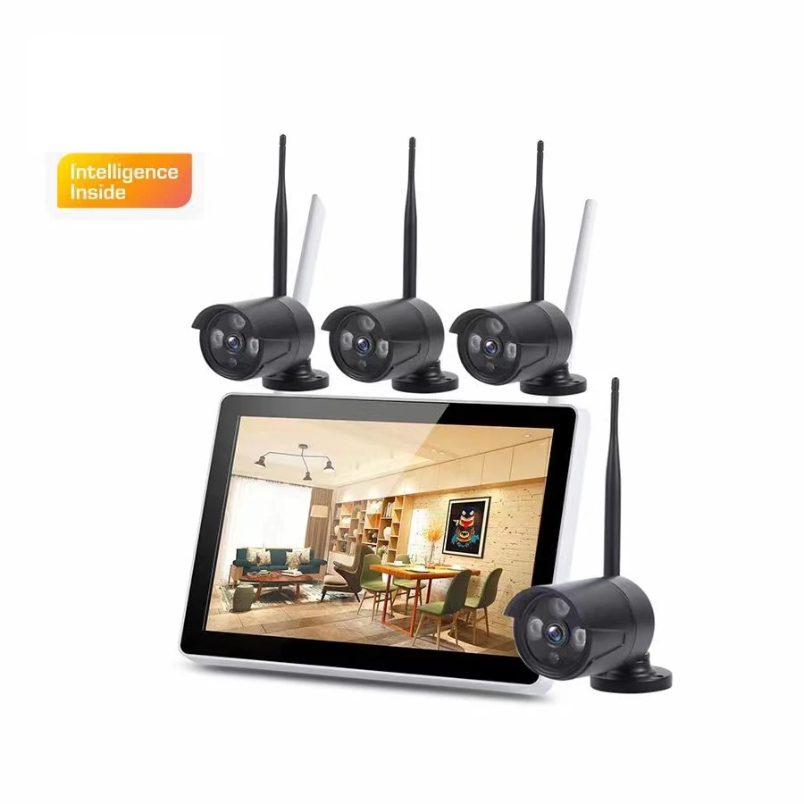1080p hd mini wifi wireless ip hidden camera outdoor 12inch LCD security camera