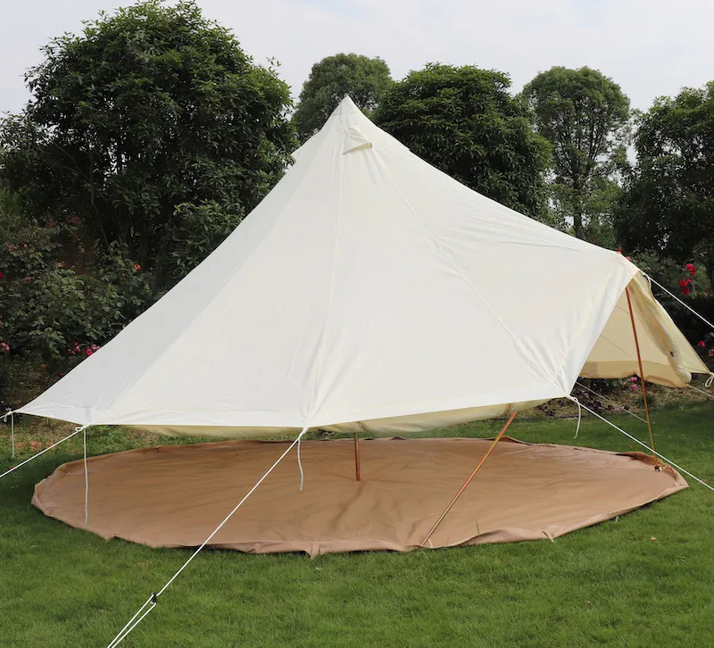 4 Season Manufacturers Price 5m Glamping Cotton Canvas Bell Tent