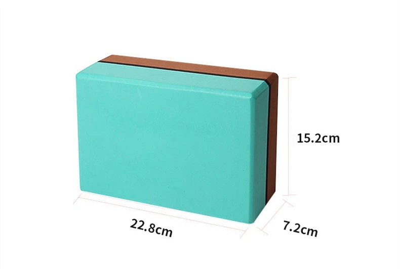 Low MOQ High Quality EVA Foam Non-Slip Pilates Brick Thicken Exercise Yoga Block