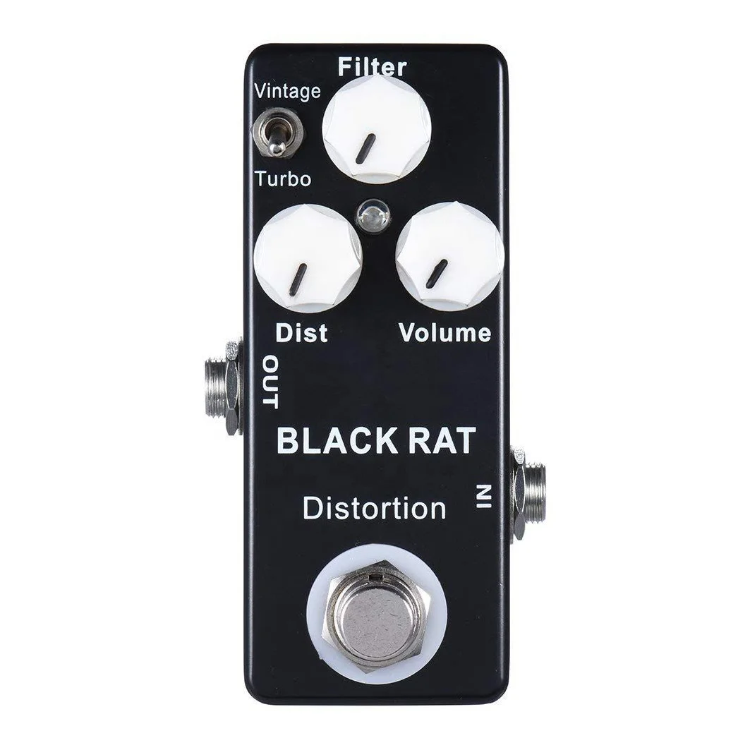 Wholesale Custom Bass Guitar Effect Pedal Distortion Vintage Power Supply DC9V Effects Pedals Delay Overdrive Metal Box