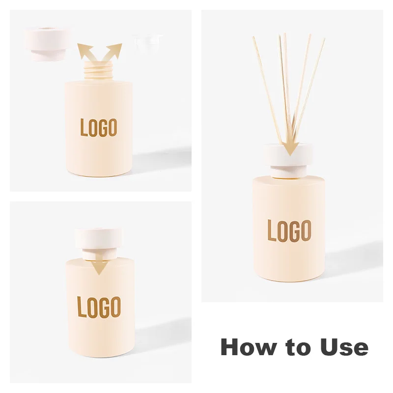 Long Lasting Essential Oil Air Freshener Bottle Home Decor Perfume Aroma Diffuser Reed Diffuser Bottle Luxury