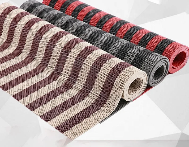 PVC Snake Flooring Hollow Hexagon Mat PVC S Type Anti-slip Water Proof Carpet Pvc s Mat in Roll