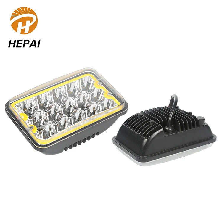 Wholesale price car truck offroad auto flashing waterproof 5 inch 12 v 45w square led headlight