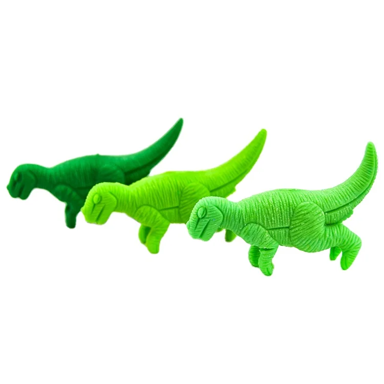 animal series 3d erasers dinosaur eraser for kids