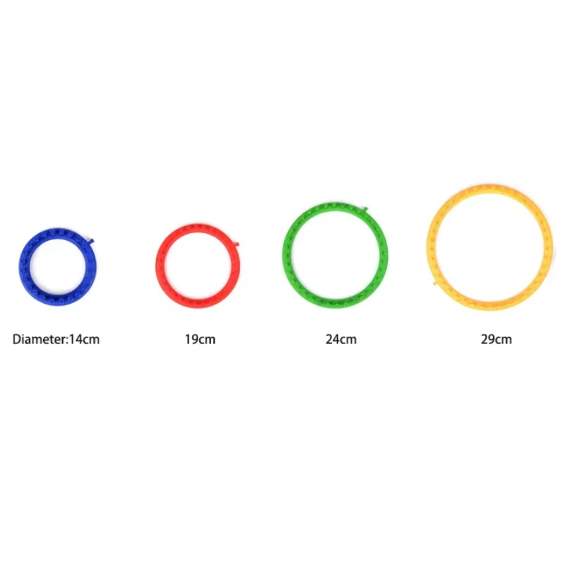 Rectangle DIY Knit Craft Hat Circle Weaving Kit Round Plastic Hand Knitting Loom Set for Scarf Shawl Sweater Sock and Blankets