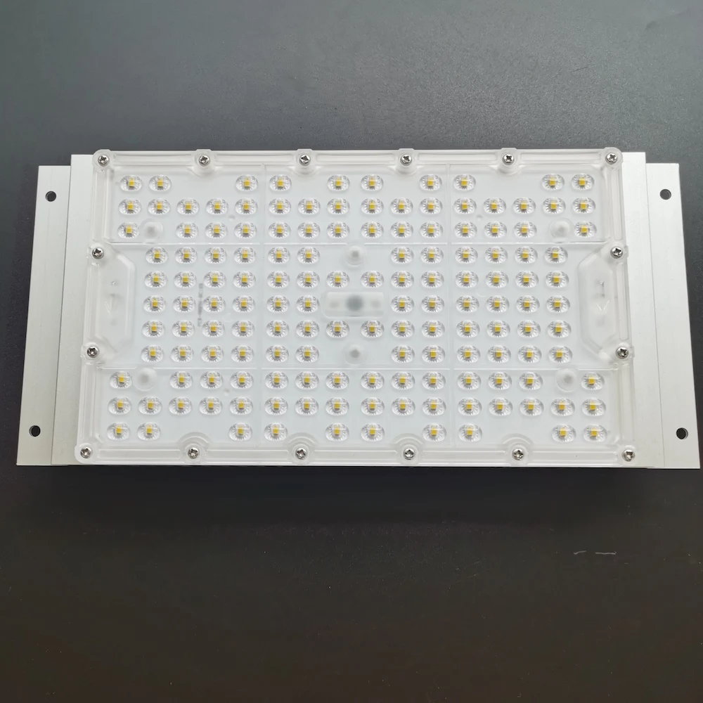 144 светодиодная 100 Вт PH3030 SMD оптическая линза светодиодный световой модуль для уличного освещения