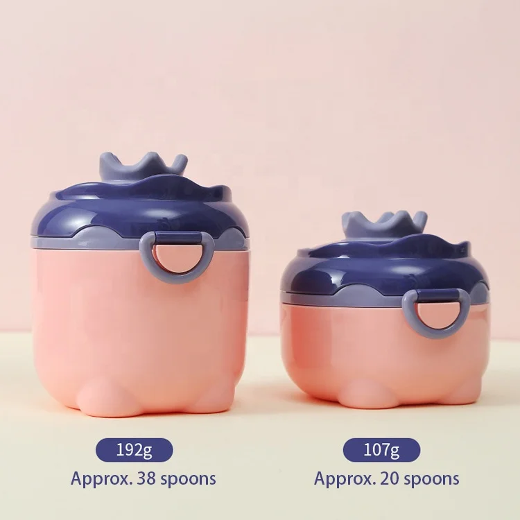 Milk Powder Plastic Container Bpa Free Portable Reusable Formula Dispenser Baby Food Milk Powder Box with Spoon