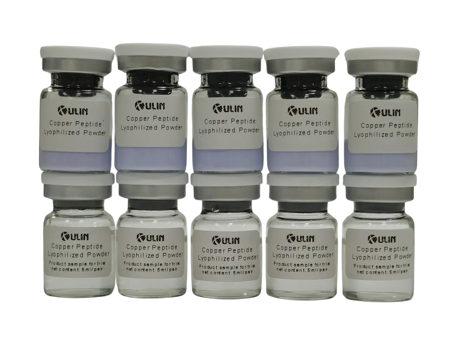 New Product Anti-Inflammatory Blue Copper Peptide Lyophilized Powder 5ml Daily Use Face Redness Reduction OEM/ODM