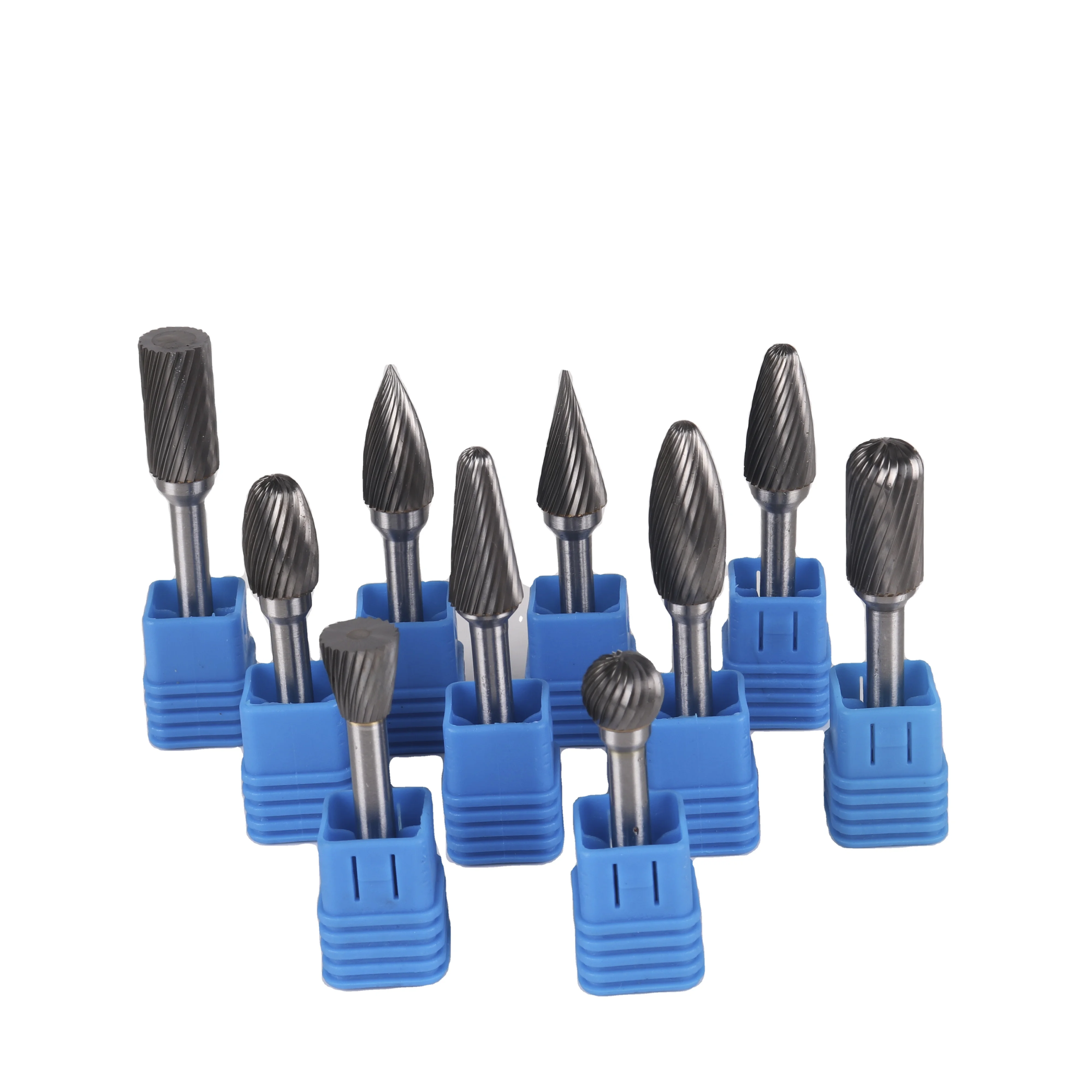 Tungsten Carbide File Cutting Burs Tool Rotary Carbide Burrs Solid Carbide Burr Set Grinding Metal Cutters