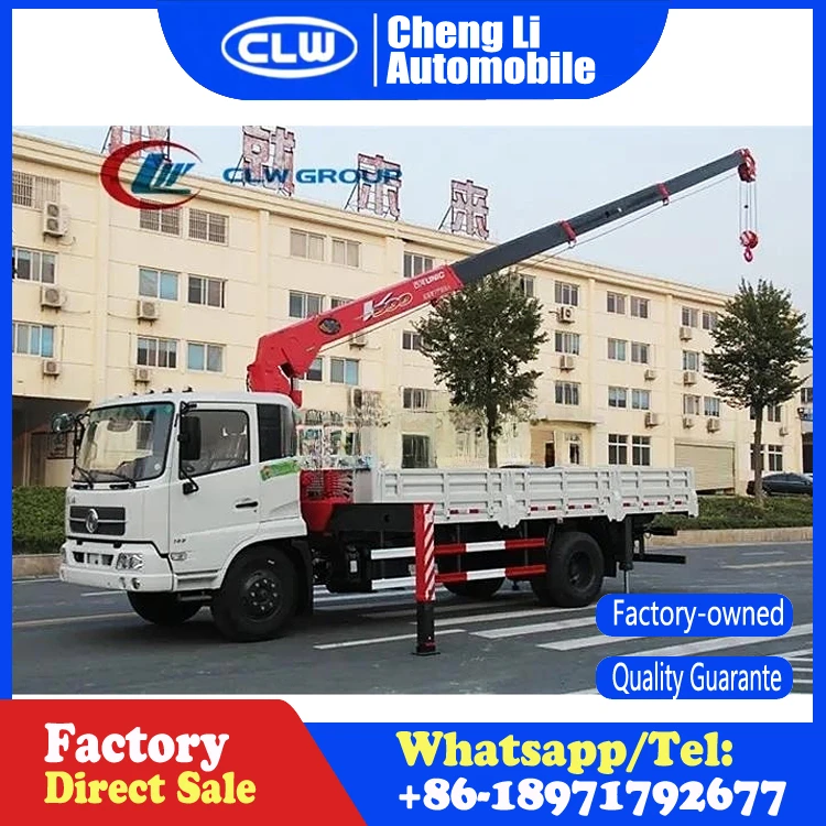 Dongfeng Sinotruk Howo 6x4 10 тонн 12 грузовик кран-манипулятор