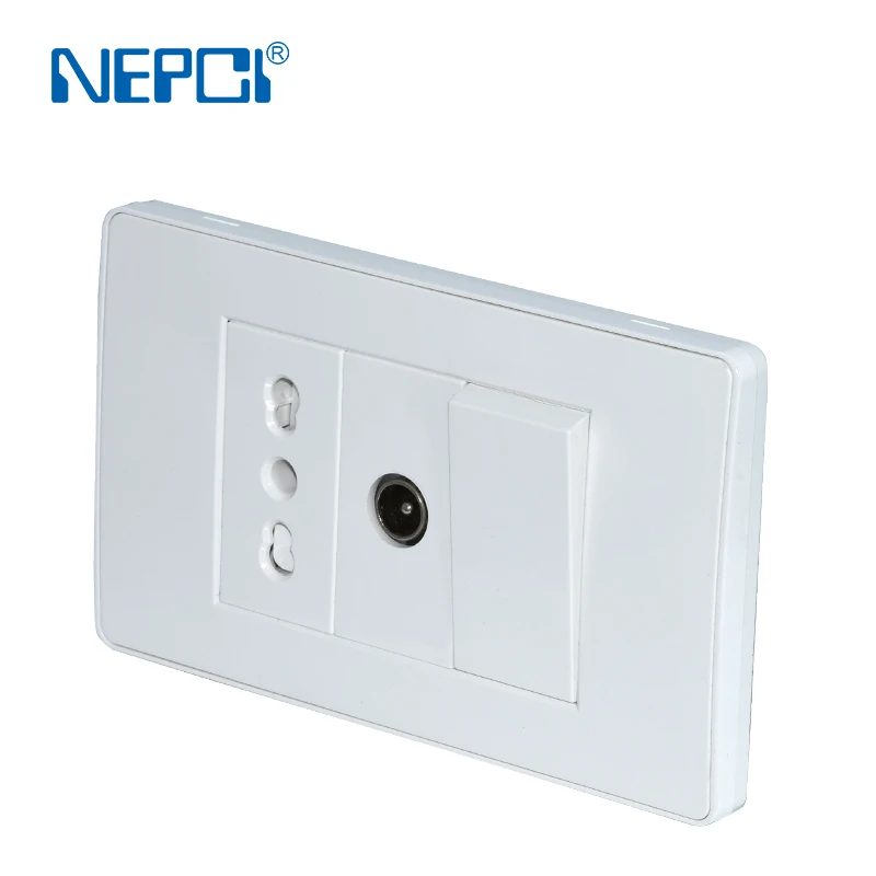 Сетевая розетка NEPCI CAT6 RJ45 настенная пластина 118x71 5 мм разъем CAT3 RJ11 лицевая 3 комплекта