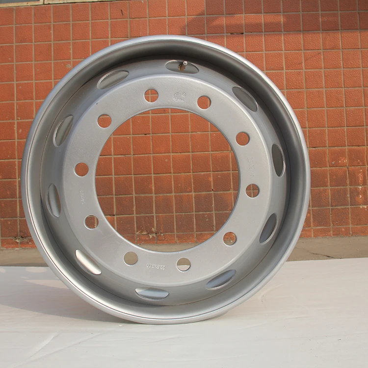 Made In China Factory Wholesale Tubeless Heavy Duty Truck Steel Wheel Rim 22.5x9.00 Demountable For Tyre Size 11r22.5