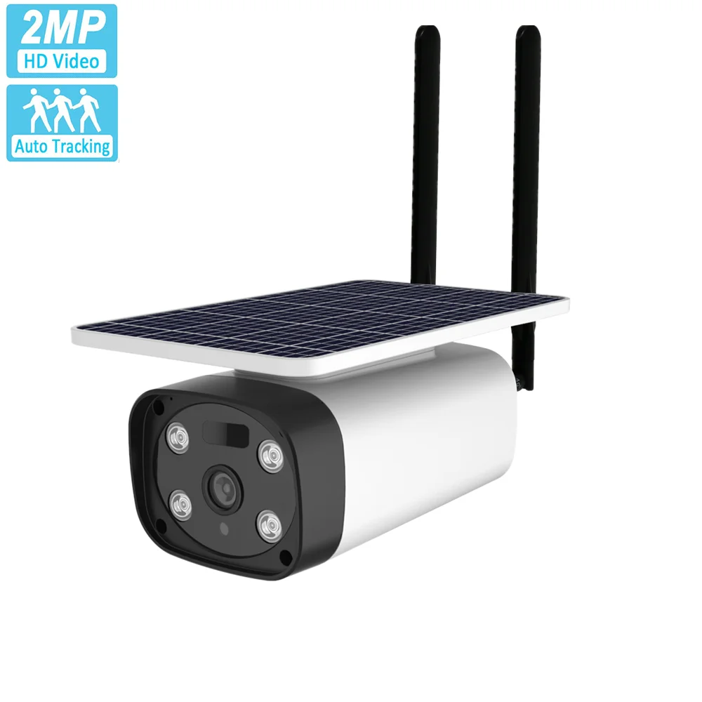 Remote View Wifi Wireless Outdoor Waterproof 4G GSM Solar Panel Camera