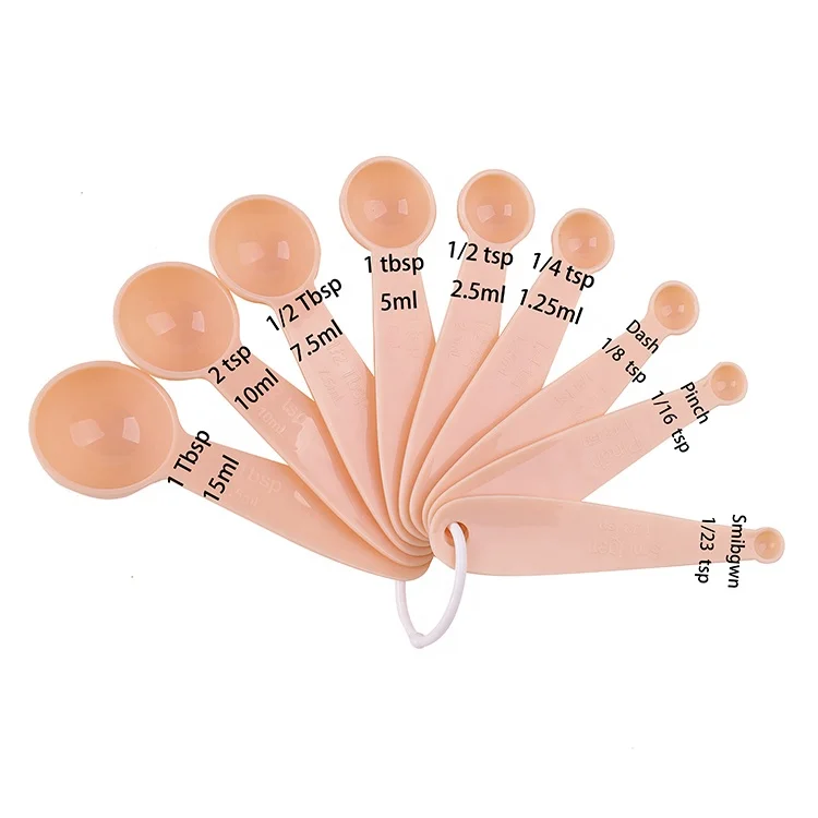 
19pcs multifunction food scale combined cheap plastic baking cake measuring cups and spoons set 