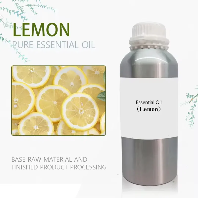 Wholesale Pure Lemon Essential Oil Bulk 200L Drum Natural Italy Origin Peel Cold Pressed Aroma Lemon Oil 25KG Lemon Bath Soap