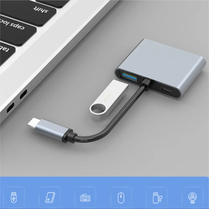 Docking USB C 4 in 1 USB Hub 4 Port with HD-MI+ USB 3.0 * 3+ PD port 1 buyer