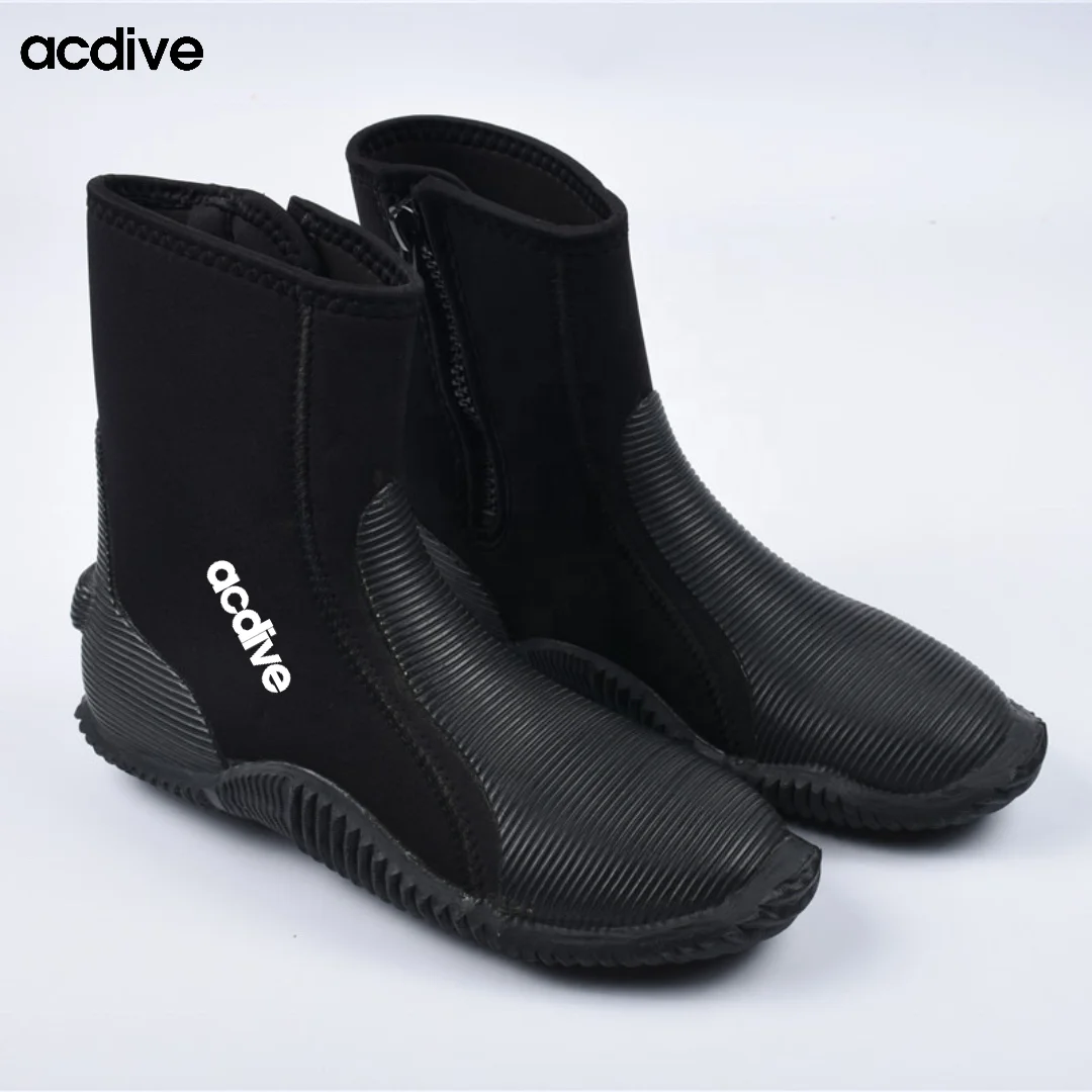 Professional Adult OEM ODM 5mm Neoprene High Cut Surfing Scuba Diving Kayaking Spearfishing Thermal Boot