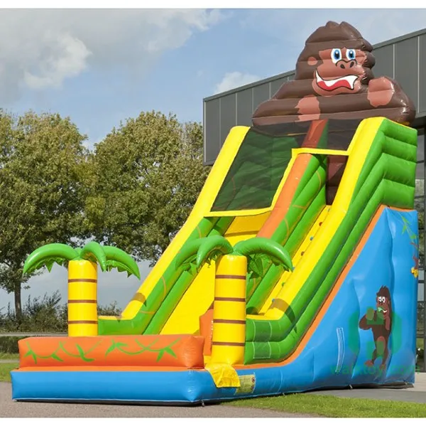 hot sale Customized game 0.55mm PVC giant inflatable water slide for adult