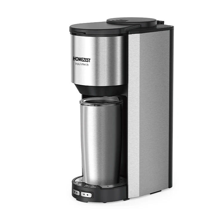 Портативная Кофеварка Homezest GM3000BE для чашек, кофемашина со встроенной кофемолкой