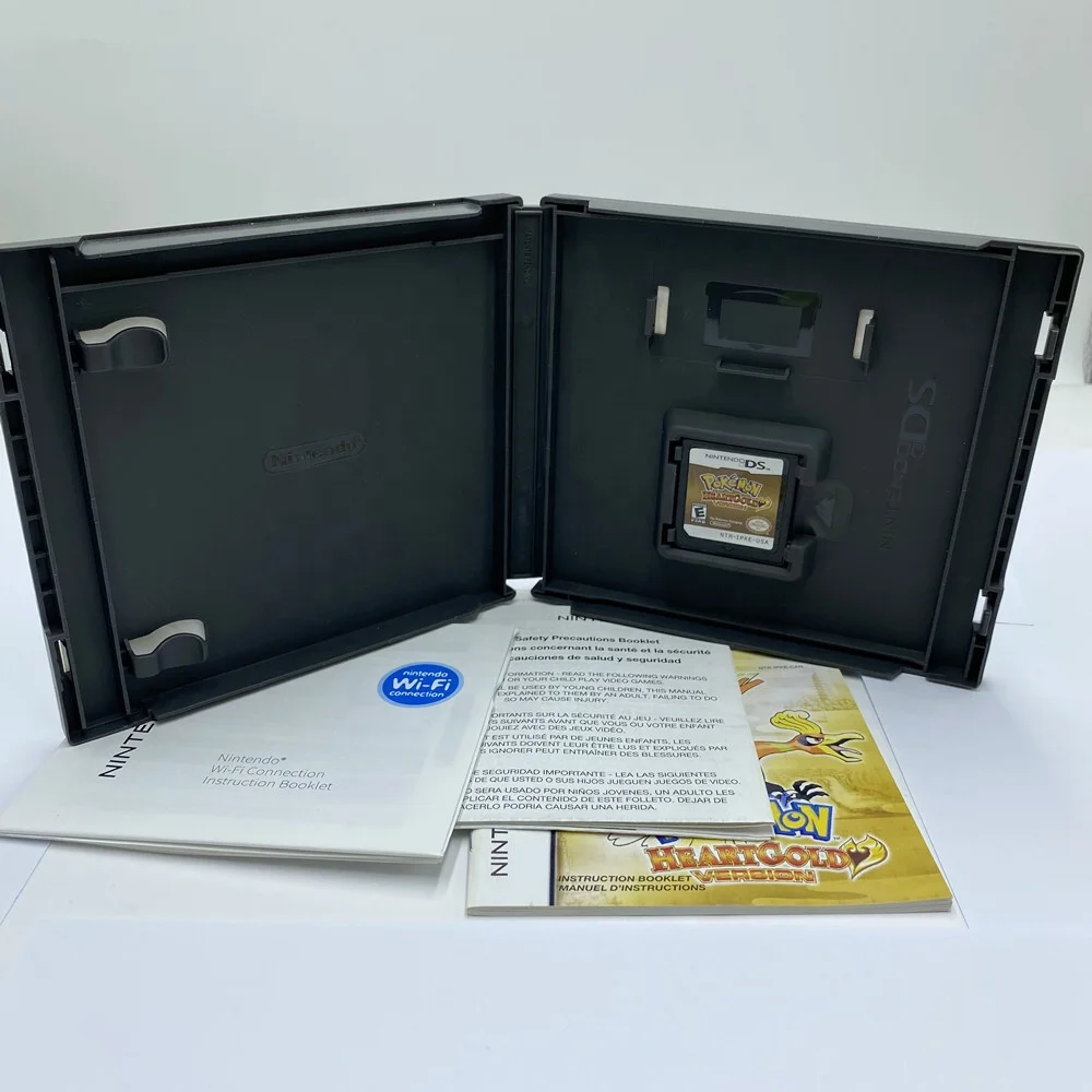 NTSC version Poke mon heartgold soulsilver with box and manual sealed games for DS
