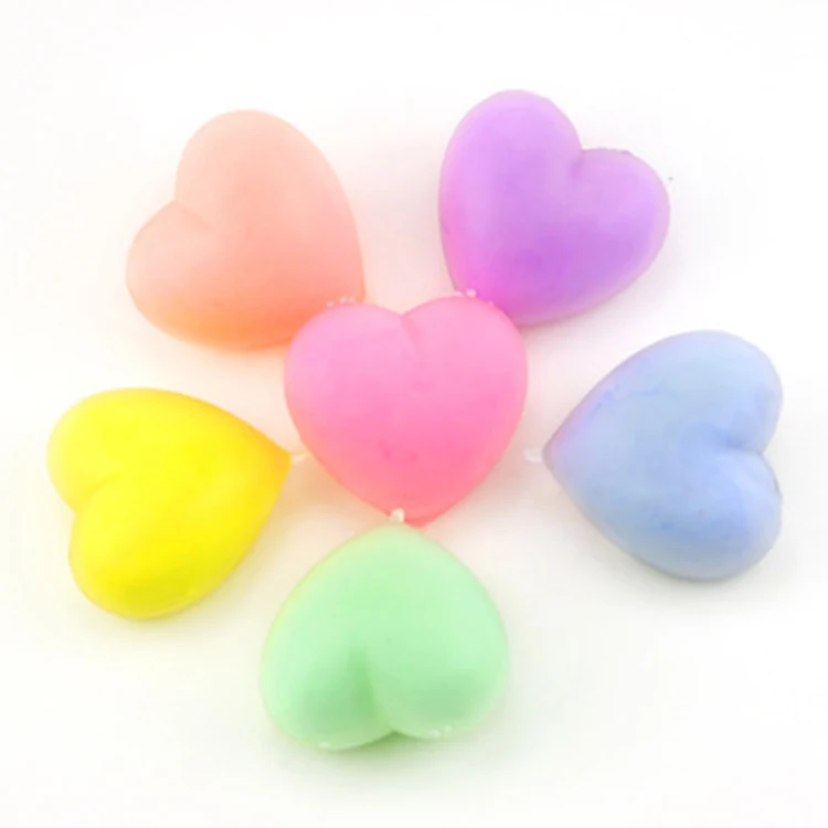 TPR heart shape squishy ball squeeze EVA filling squeezable toy
