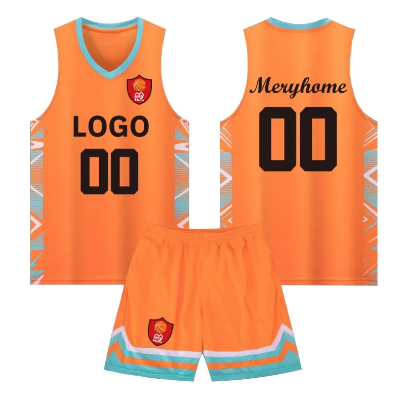 Dark Blue Color Basketball Uniforms Set Custom Design Basketball Wears for Women Breathable 100% Polyester Cheap Sport Uniform