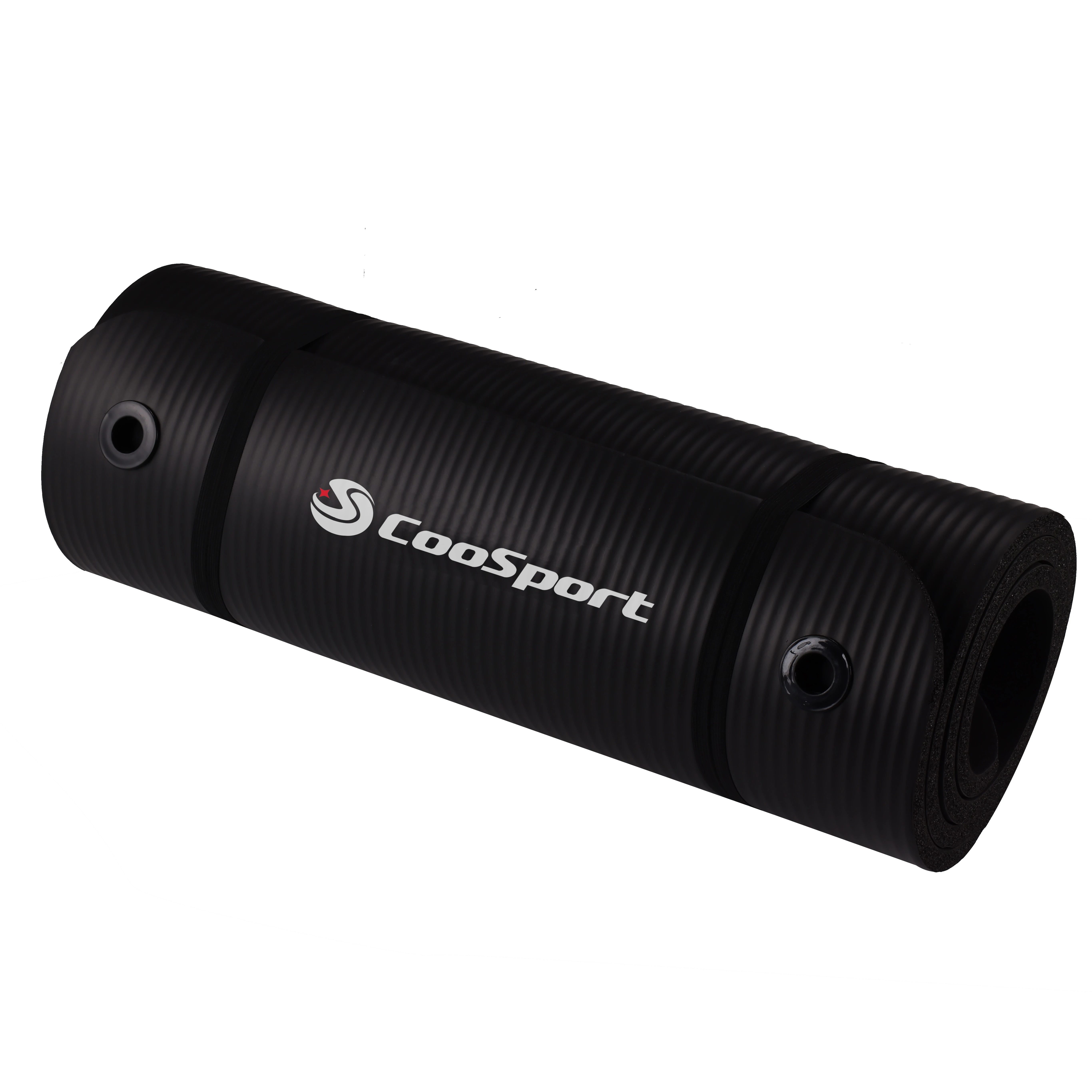 Multiple Colors 15mm NBR Strap customized home gym fitness dance mat  fold Hanging Holes Non-Slip  yoga mat