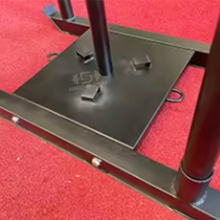 Fitness Gym Equipment Prowler Sled Strength Training Power Sled With 4 Poles