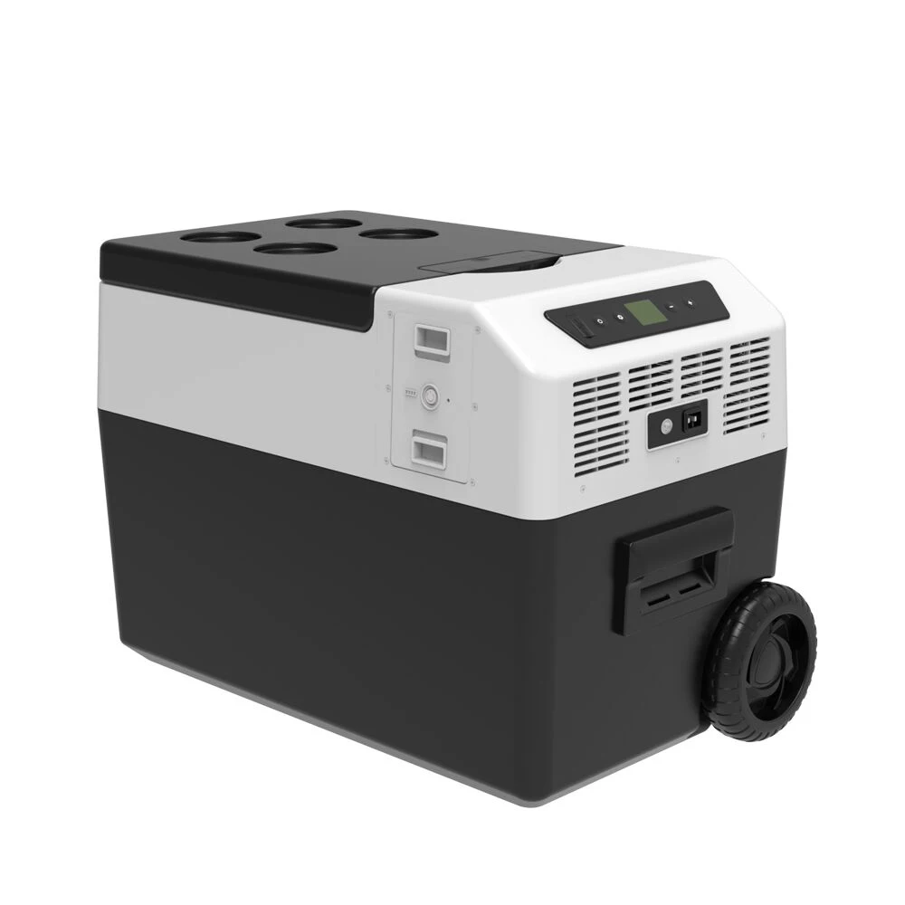 25L Portable cooler 12V DC Micro LED Display USB Outlet Car Home function Mobile Deep Freezer Compressor Car Fridge