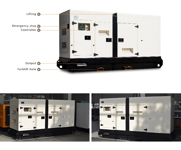 500 kw powered by Cumins engine 650 kva diesel generator with ATS and control system