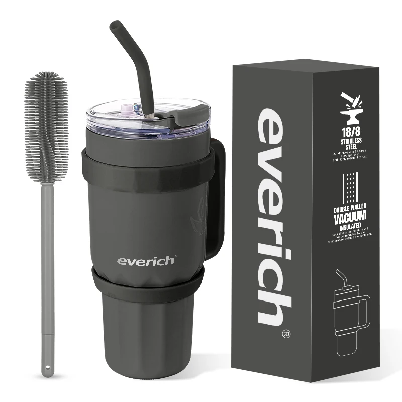 Stainless Steel Skinny Tumbler 32oz Double wall Vacuum Insulated Tumbler Cups With Lid Travel Auto Mugs Water Bottle for Home