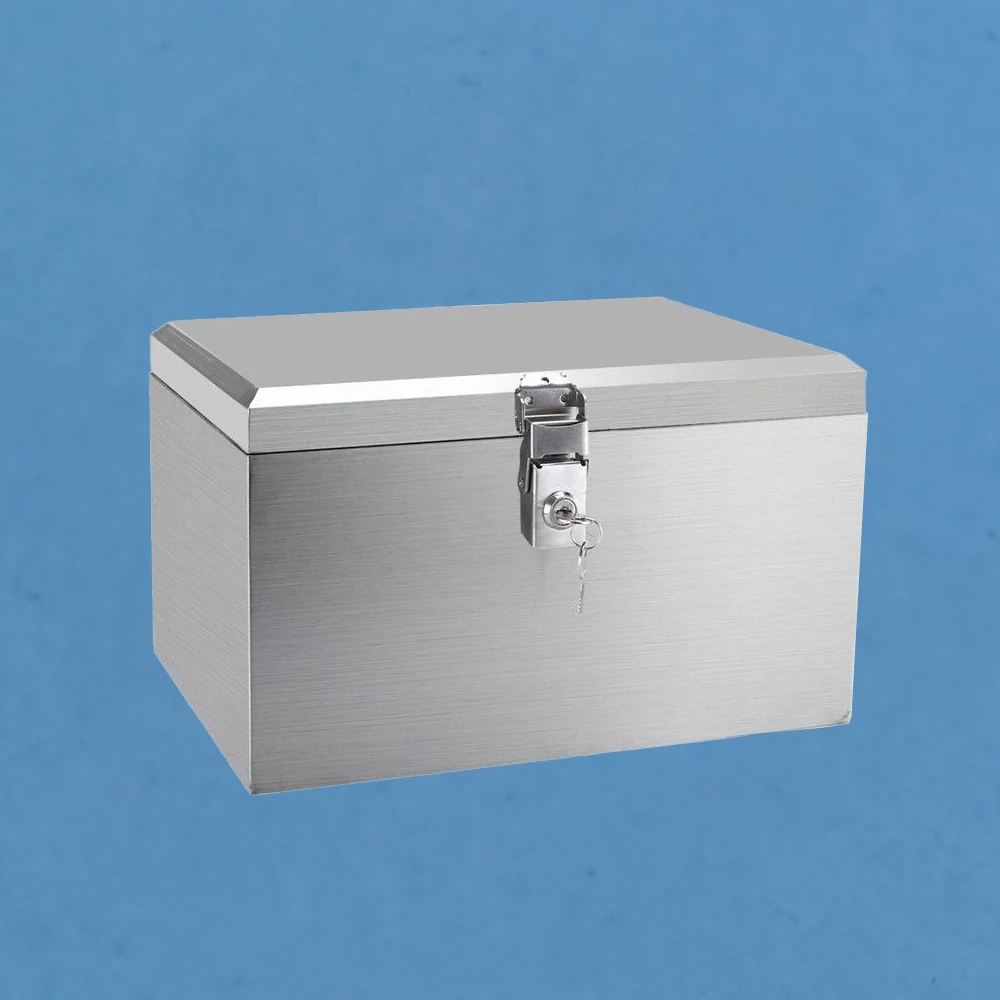 OEM Custom Stainless steel sheet metal box metal fabrication manufacturing metal enclosure box For Industry Enclosure