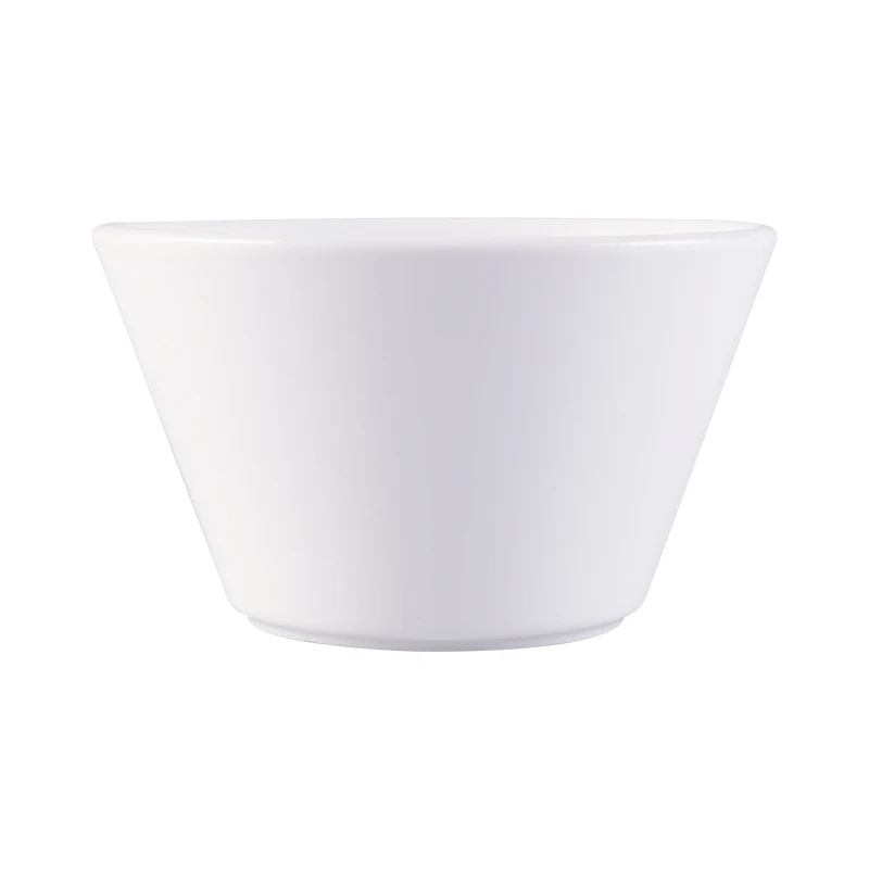 high middle short round white ceramic rice candle snack bowl soup bowl sets