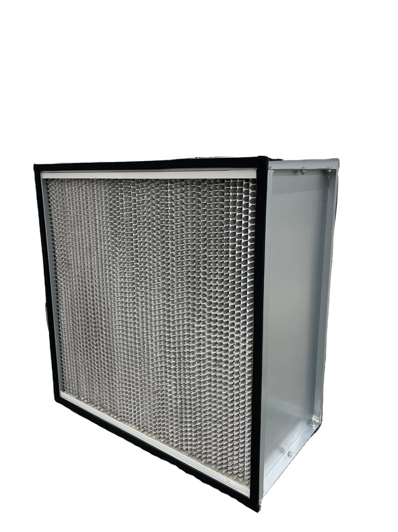 H13 H14 U15 Aluminum Separator Air Filter High Flow Medium Grade Hepa Filter Use Paper Board Fiberglass Purifier Filter