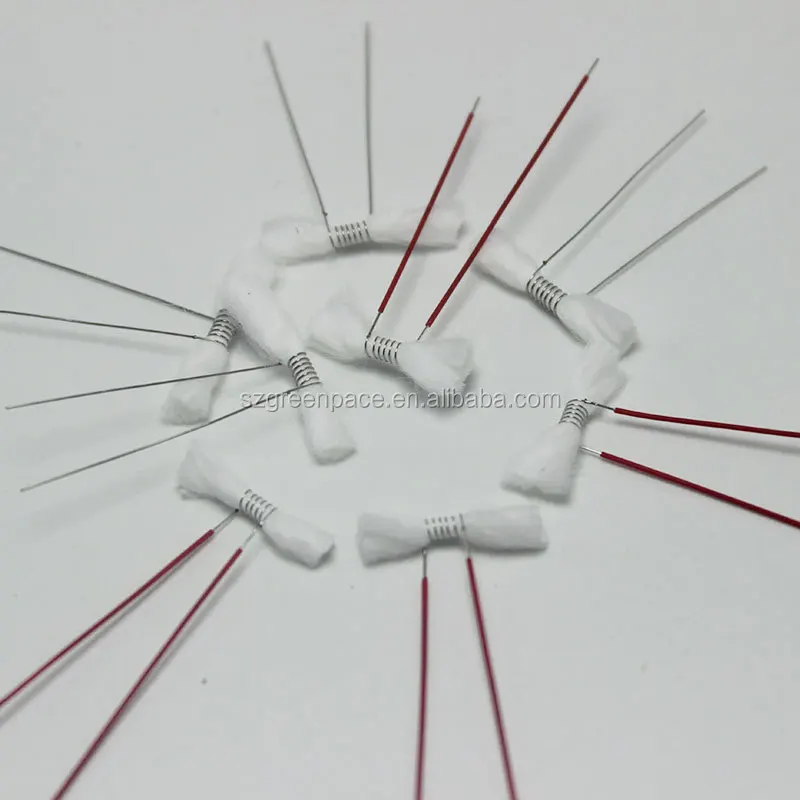 Лидер продаж с завода, керамические катушки для электронной сигареты, хлопковая проволока для одноразового устройства, готовая катушка 2019