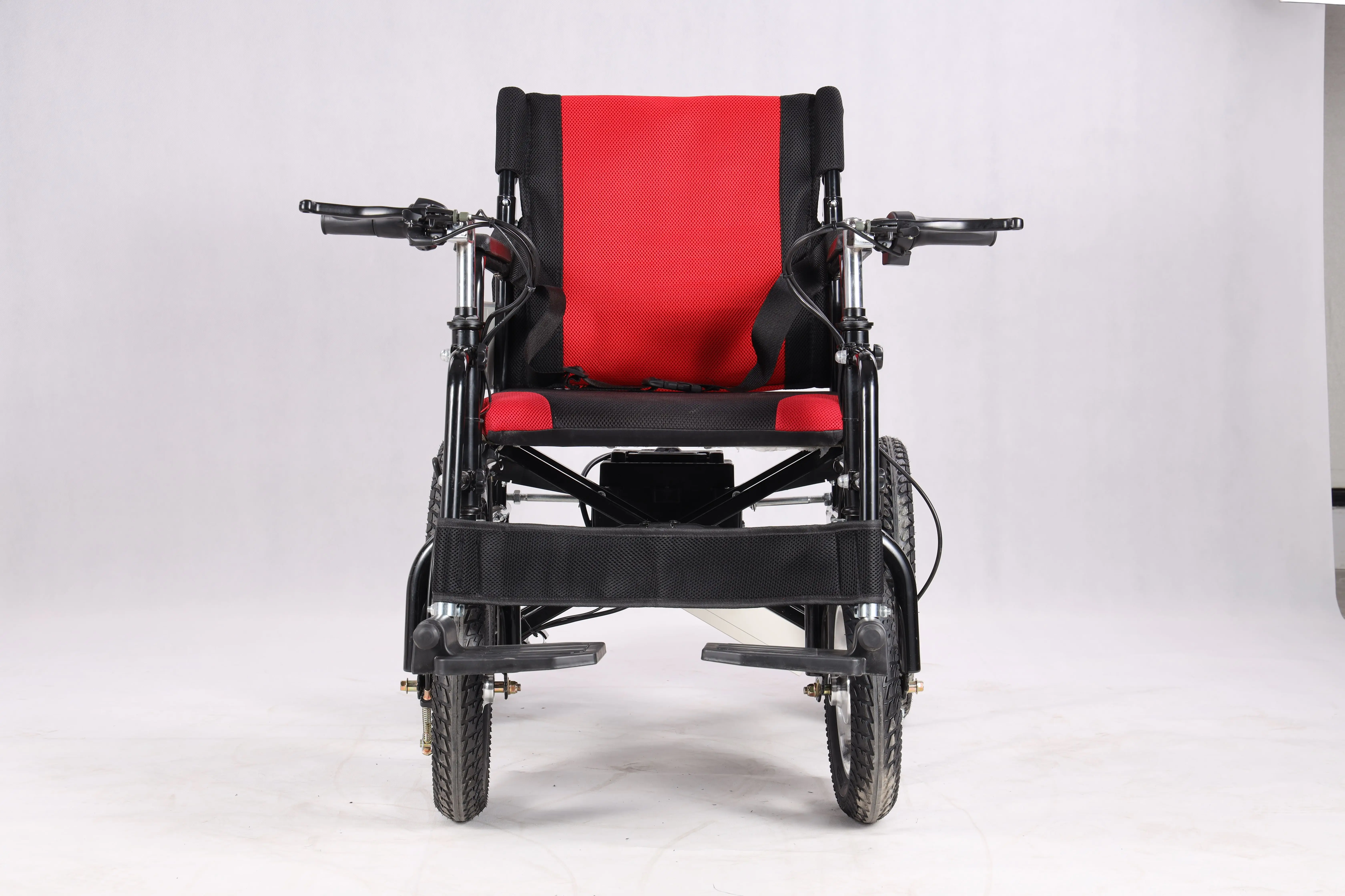 Double handle control     it can be upgraded Dual motors  electric wheelchair rehabilitation equipment