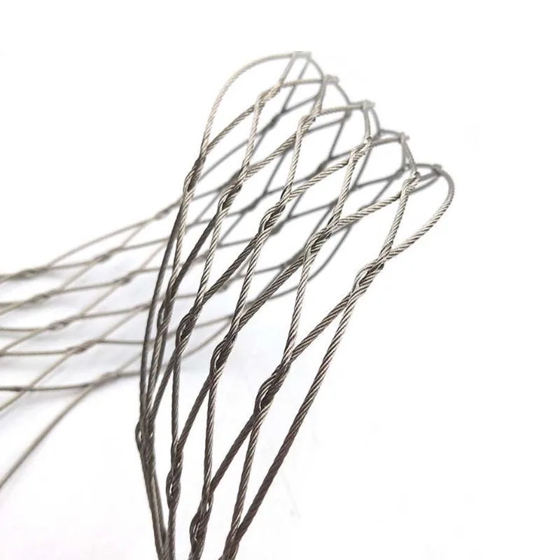 High Quality High altitude anti falling net Stainless Steel Wire Rope 304/316/316L Zoo Mesh Net Woven aviary cable fence mesh