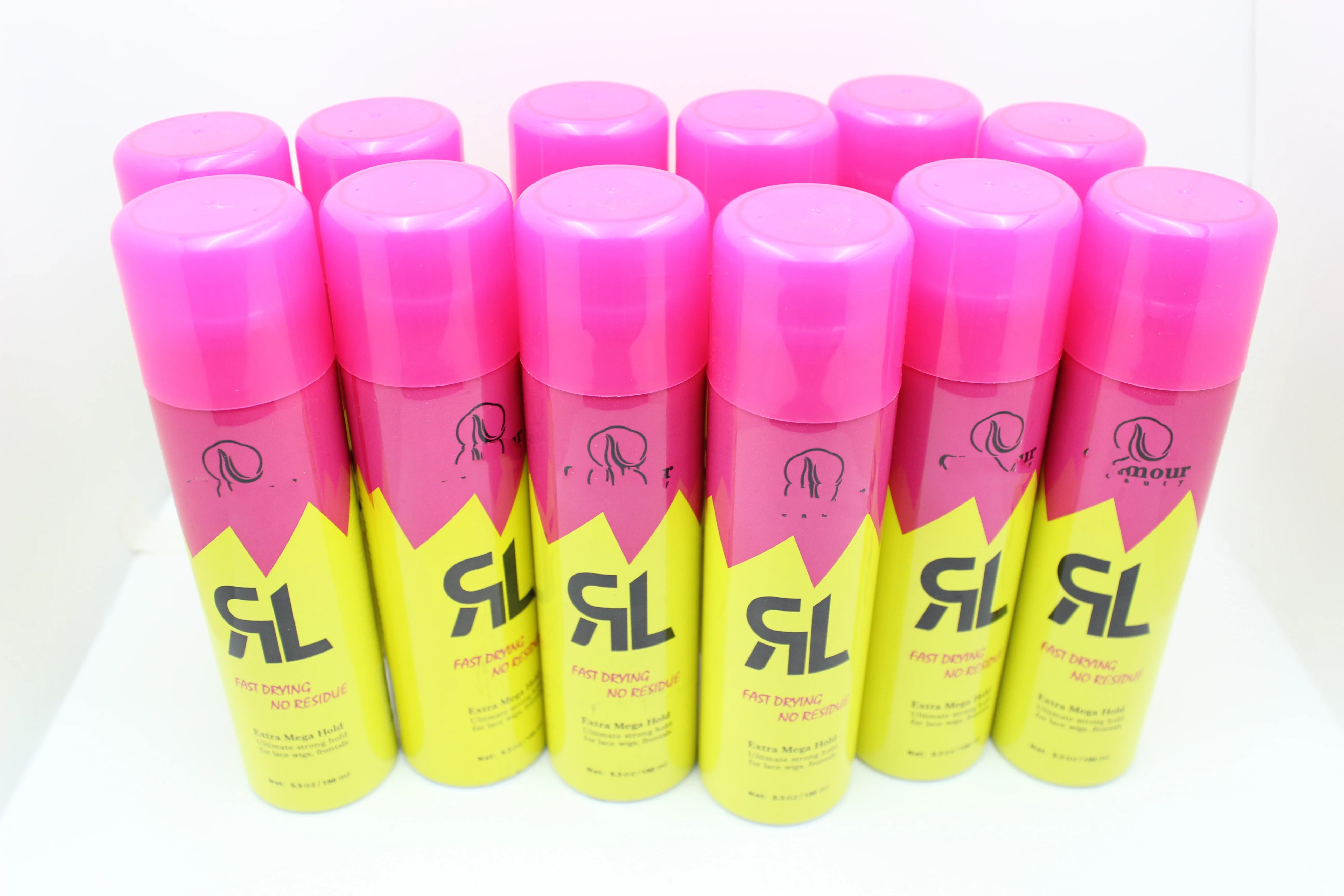 Organic Natural Extreme Strong Lace Adhesive Wholesale Liquid Lasting Weaving Wig Glue Spray 150ml