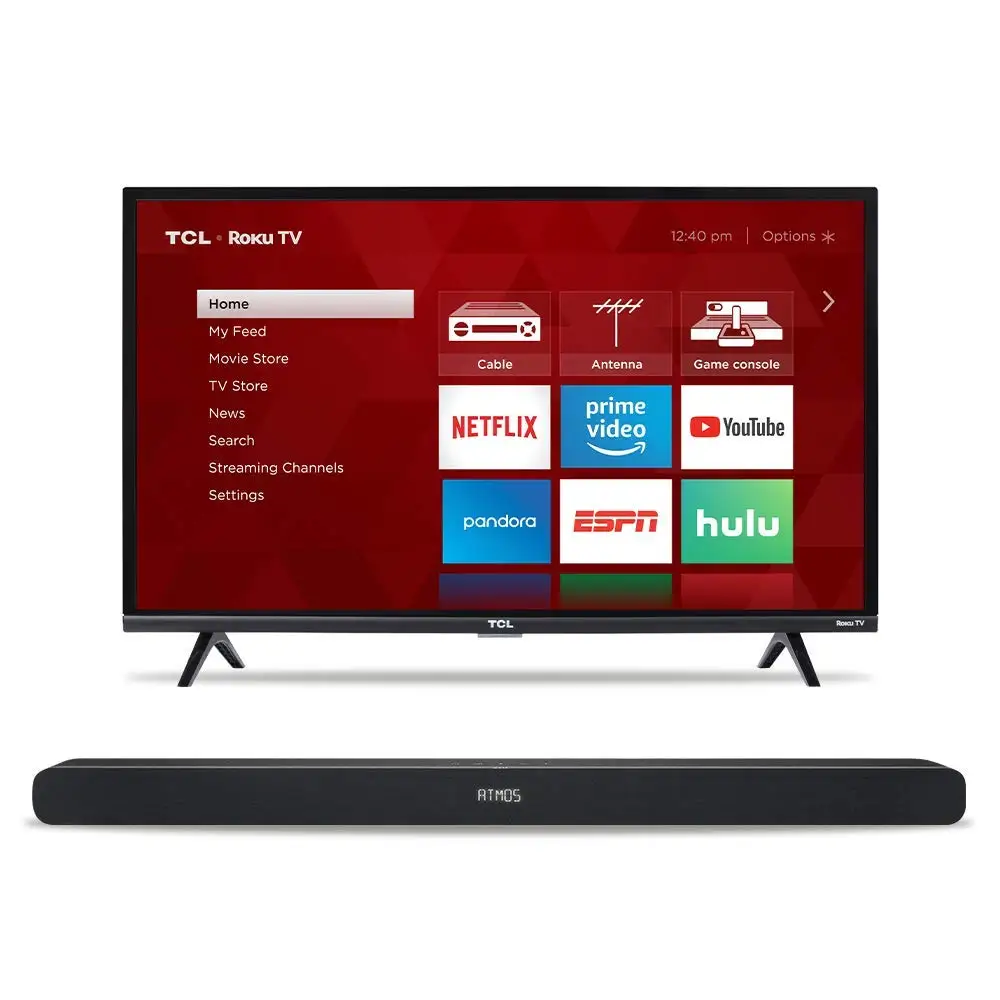 2022 новые фабричные магазины TCL 32 дюйма 3 серии 720p Roku Смарт ТВ 32S325